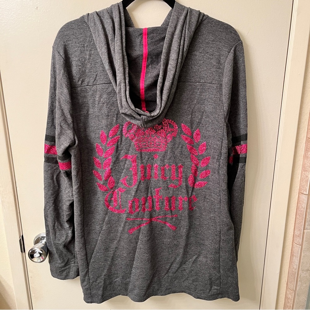 NWOT Vintage Y2K Juicy Couture Glitter Zip-Up
